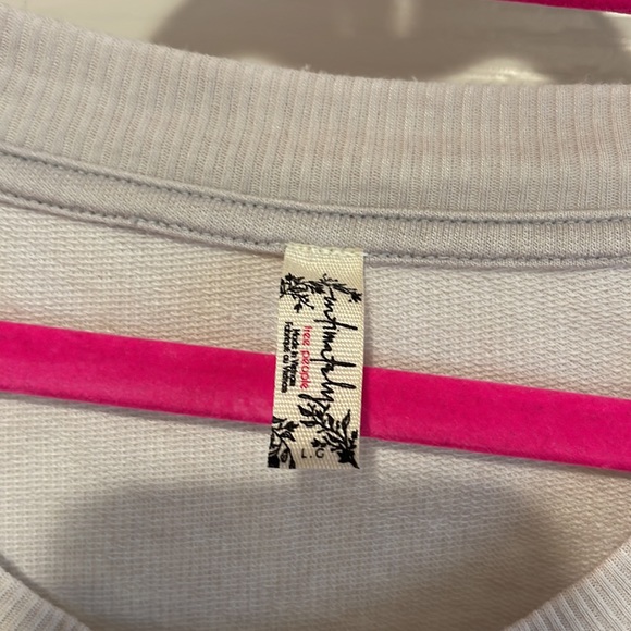 Free People Chill Out Oversized Shirt size L - Picture 6 of 10